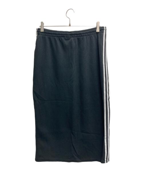 adidas（アディダス）adidas (アディダス) ニットスカート ブラック サイズ:3XLの古着・服飾アイテム