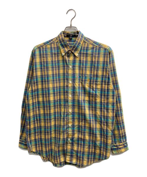 POLO JEANS CO.（ポロジーンズカンパニー）POLO JEANS CO. (ポロジーンズカンパニー) チェックシャツ イエロー サイズ:Lの古着・服飾アイテム