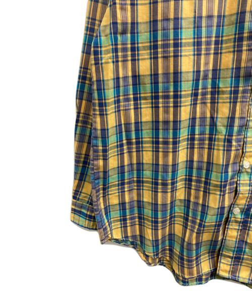 POLO JEANS CO.（ポロジーンズカンパニー）POLO JEANS CO. (ポロジーンズカンパニー) チェックシャツ イエロー サイズ:Lの古着・服飾アイテム