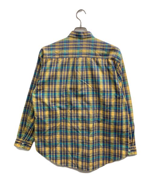 POLO JEANS CO.（ポロジーンズカンパニー）POLO JEANS CO. (ポロジーンズカンパニー) チェックシャツ イエロー サイズ:Lの古着・服飾アイテム