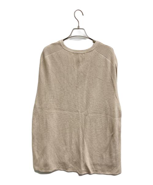 23区（ニジュウサンク）23区 (ニジュウサンク) コットンギマ ニット ベスト アイボリー サイズ:44の古着・服飾アイテム