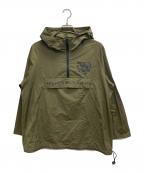HUMAN MADEヒューマンメイド）の古着「22AW HALF-ZIP ANORAK」｜オリーブ