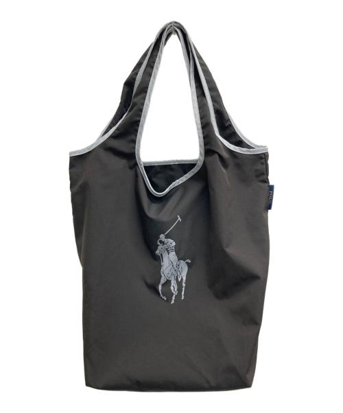 POLO RALPH LAUREN（ポロ・ラルフローレン）POLO RALPH LAUREN (ポロ・ラルフローレン) エコバッグ ブラックの古着・服飾アイテム