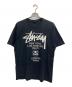 stussy（ステューシー）の古着「WORLD TOUR TEE」｜ブラック