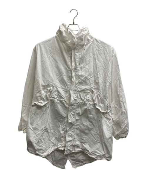 US ARMY（ユーエスアーミー）US ARMY (ユーエスアーミー) モッズコート ホワイト サイズ:Sの古着・服飾アイテム