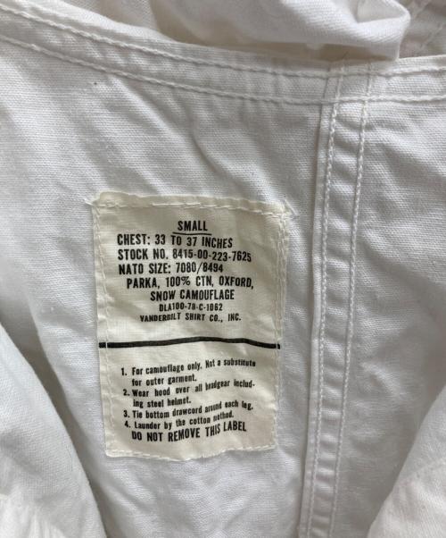 US ARMY（ユーエスアーミー）US ARMY (ユーエスアーミー) モッズコート ホワイト サイズ:Sの古着・服飾アイテム