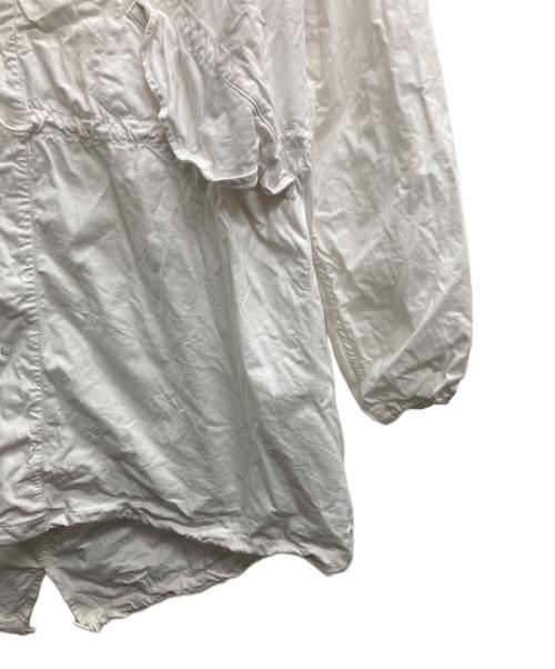 US ARMY（ユーエスアーミー）US ARMY (ユーエスアーミー) モッズコート ホワイト サイズ:Sの古着・服飾アイテム