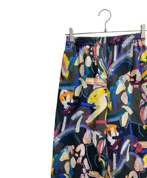 BALLSEY（ボールジィ）BALLSEY (ボールジィ) クルールフラワープリント ワイドパンツ マルチカラー サイズ:34の古着・服飾アイテム