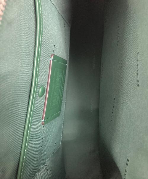 COACH（コーチ）COACH (コーチ) ローラ キャリーオール トートバッグ オリーブの古着・服飾アイテム