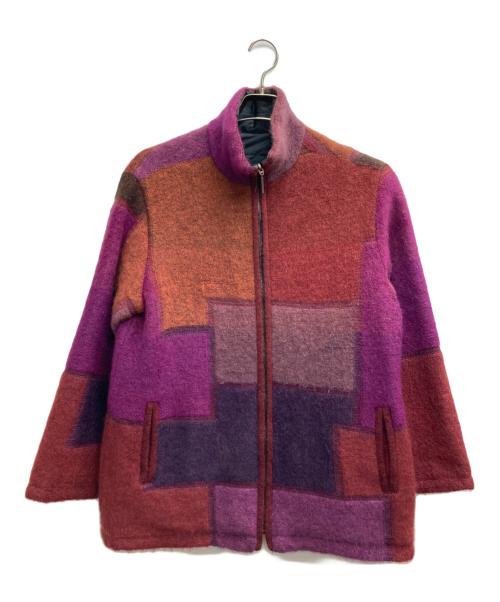 missoni（ミッソーニ）MISSONI (ミッソーニ) モヘアニットジャケット マルチカラー サイズ:42の古着・服飾アイテム