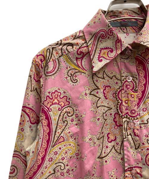ETRO（エトロ）ETRO (エトロ) ペイズリー柄シャツ ピンク サイズ:44の古着・服飾アイテム
