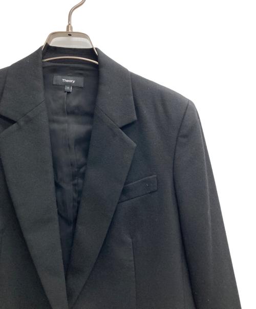 theory（セオリー）theory (セオリー) ジャケット ブラック サイズ:4の古着・服飾アイテム
