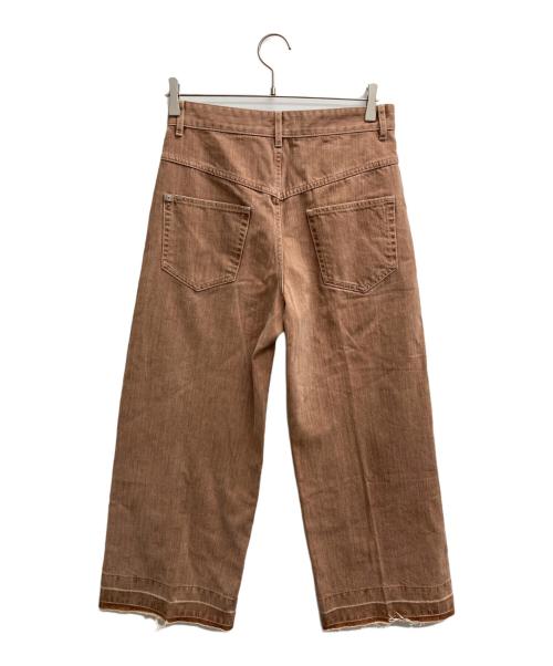 ISABEL MARANT（イザベルマラン）ISABEL MARANT (イザベルマラン) センターシームクロップドパンツ ブラウン サイズ:38の古着・服飾アイテム