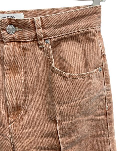 ISABEL MARANT（イザベルマラン）ISABEL MARANT (イザベルマラン) センターシームクロップドパンツ ブラウン サイズ:38の古着・服飾アイテム