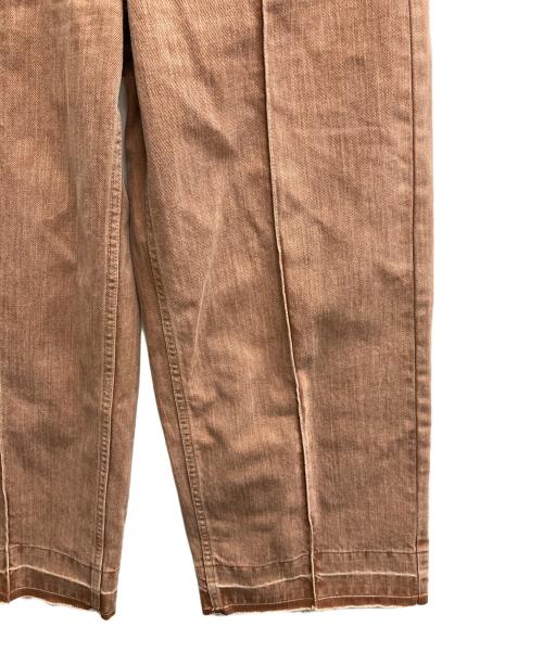 ISABEL MARANT（イザベルマラン）ISABEL MARANT (イザベルマラン) センターシームクロップドパンツ ブラウン サイズ:38の古着・服飾アイテム