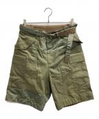 sacaiサカイ）の古着「Cotton Nylon Oxford Short」｜オリーブ