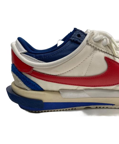 NIKE（ナイキ）NIKE (ナイキ) sacai (サカイ) ZOOM CORTEZ SP ローカットスニーカー ホワイト サイズ:26の古着・服飾アイテム