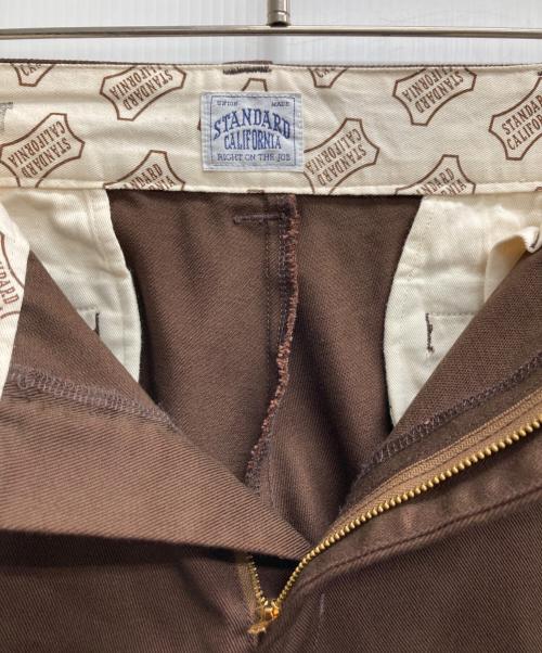 STANDARD CALIFORNIA（スタンダードカリフォルニア）STANDARD CALIFORNIA (スタンダードカリフォルニア) ワークパンツ ブラウン サイズ:W36の古着・服飾アイテム