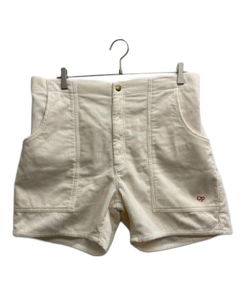 Ocean Pacific（オーシャンパシフィック）Ocean Pacific (オーシャンパシフィック) コーデュロイハーフパンツ アイボリー サイズ:3L 未使用品の古着・服飾アイテム
