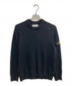 STONE ISLANDストーンアイランド）の古着「Crew Knit」｜ブラック
