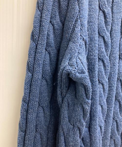 POLO RALPH LAUREN（ポロ・ラルフローレン）POLO RALPH LAUREN (ポロ・ラルフローレン) ハーフジップニット ブルー サイズ:XSの古着・服飾アイテム