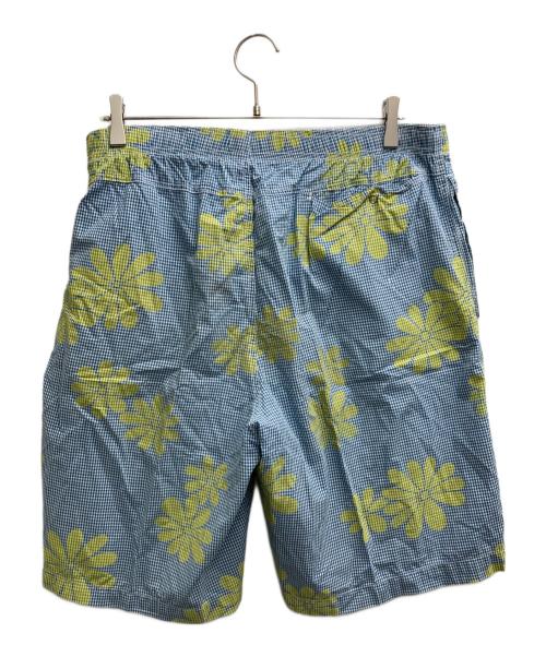 stussy（ステューシー）stussy (ステューシー) 花柄ハーフパンツ ブルー サイズ:記載無しの古着・服飾アイテム