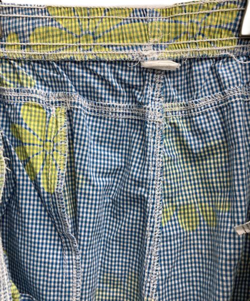 stussy（ステューシー）stussy (ステューシー) 花柄ハーフパンツ ブルー サイズ:記載無しの古着・服飾アイテム