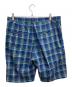 stussy (ステューシー) 00ｓチェックハーフパンツ ブルー サイズ:34：6000円