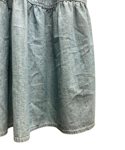 LAUREN RALPH LAUREN（ローレンラルフローレン）LAUREN RALPH LAUREN (ローレンラルフローレン) デニムシャツワンピース ブルー サイズ:6の古着・服飾アイテム