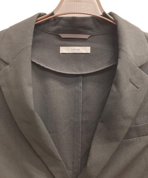JOURNAL STANDARD relume（ジャーナルスタンダード レリューム）JOURNAL STANDARD relume (ジャーナルスタンダード レリューム) TECH LINEN COOLMAX(R) ジャケット ブラック サイズ:Mの古着・服飾アイテム