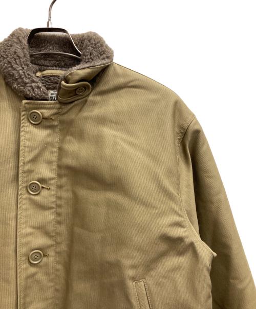 NAVY DEPARTMENT（ネイビーデパートメント）NAVY DEPARTMENT (ネイビーデパートメント) N-1 デッキジャケット カーキ サイズ:Lの古着・服飾アイテム
