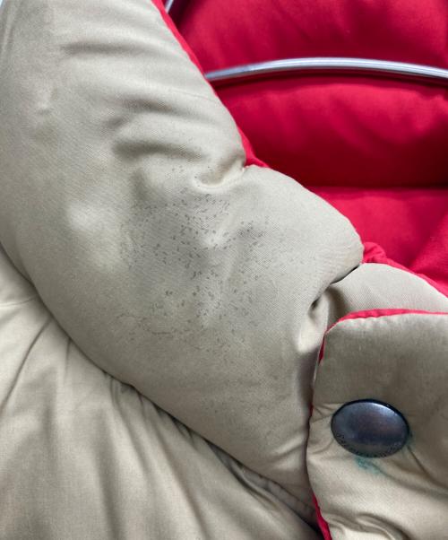 POLO RALPH LAUREN（ポロ・ラルフローレン）POLO RALPH LAUREN (ポロ・ラルフローレン) リバーシブルダウンベスト レッド×ベージュ サイズ:Mの古着・服飾アイテム