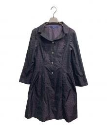 M'S GRACY（エムズグレイシー）の古着「パール釦コート」｜パープル