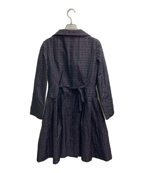 M'S GRACY（エムズグレイシー）M'S GRACY (エムズグレイシー) パール釦コート パープル サイズ:3の古着・服飾アイテム