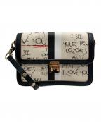 intoxicイントキシック）の古着「グラフィティ シテ ラージ ショルダーバッグ」｜アイボリー