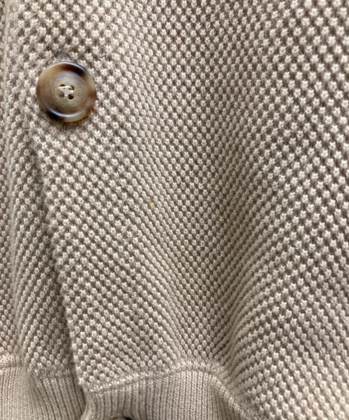 crepuscule（クレプスキュール）crepuscule (クレプスキュール) Moss stitch crew cardigan ベージュ サイズ:1の古着・服飾アイテム