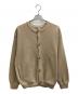 crepuscule（クレプスキュール）の古着「Moss stitch crew cardigan」｜ベージュ