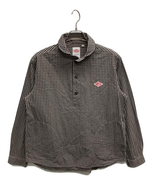 DANTON（ダントン）DANTON (ダントン) プルオーバーシャツ ブラウン サイズ:42の古着・服飾アイテム