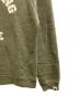 中古・古着 A BATHING APE (ア ベイシング エイプ) ロゴプリントスウェット カーキ サイズ:XS：7000円