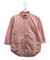 stussy（ステューシー）の古着「7分袖ボタンダウンシャツ」｜ピンク
