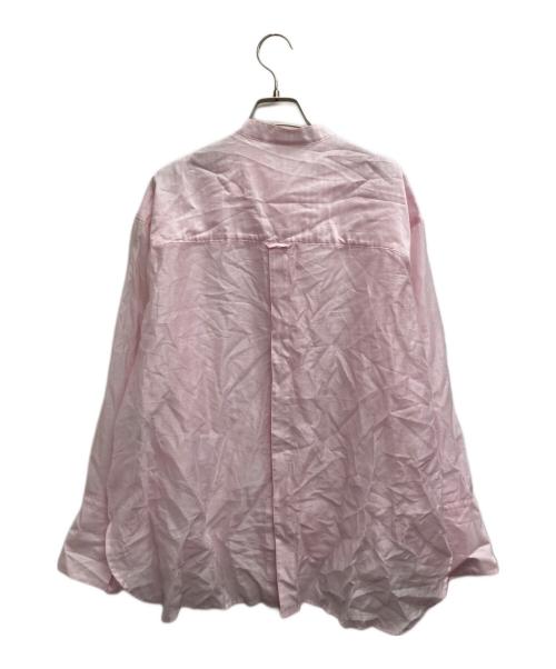 Adam et Rope（アダム エ ロペ）Adam et Rope (アダム エ ロペ) バックオープンシアーシャツ ピンク サイズ:Freeの古着・服飾アイテム