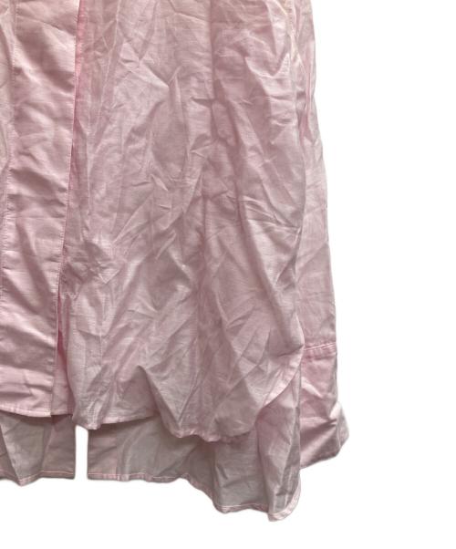 Adam et Rope（アダム エ ロペ）Adam et Rope (アダム エ ロペ) バックオープンシアーシャツ ピンク サイズ:Freeの古着・服飾アイテム