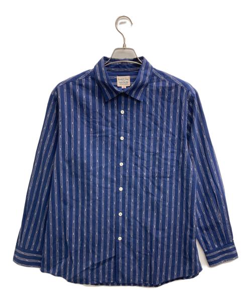 Pherrow's（フェローズ）Pherrow's (フェローズ) ダブルポケットシャツ ネイビー サイズ:Lの古着・服飾アイテム