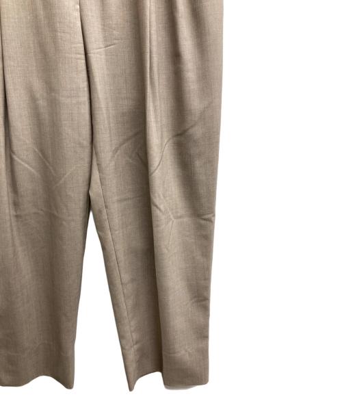 AURALEE（オーラリー）AURALEE (オーラリー) WASHABLE WOOL TROPICAL SLACKS ブラウン サイズ:4の古着・服飾アイテム