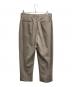 AURALEE (オーラリー) WASHABLE WOOL TROPICAL SLACKS ブラウン サイズ:4：15000円