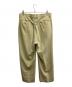 AURALEE (オーラリー) HARD TWIST WOOL VIYELLA SLACKS イエロー サイズ:5：20000円