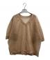 CLANE（クラネ）の古着「SHEER V NECK KNIT TOPS」｜ベージュ