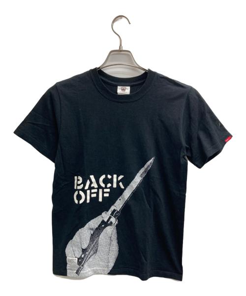 WTAPS（ダブルタップス）WTAPS (ダブルタップス) BACK OFF TEE ブラック サイズ:Sの古着・服飾アイテム