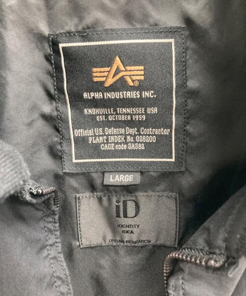 ALPHA（アルファ）ALPHA (アルファ) URBAN RESEARCH (アーバンリサーチ) G-8 WEPJACKET ブラック サイズ:Lの古着・服飾アイテム