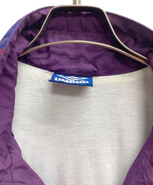 UMBRO（アンブロ）UMBRO (アンブロ) 90’Sパディングナイロンジャケット パープル サイズ:XXLの古着・服飾アイテム